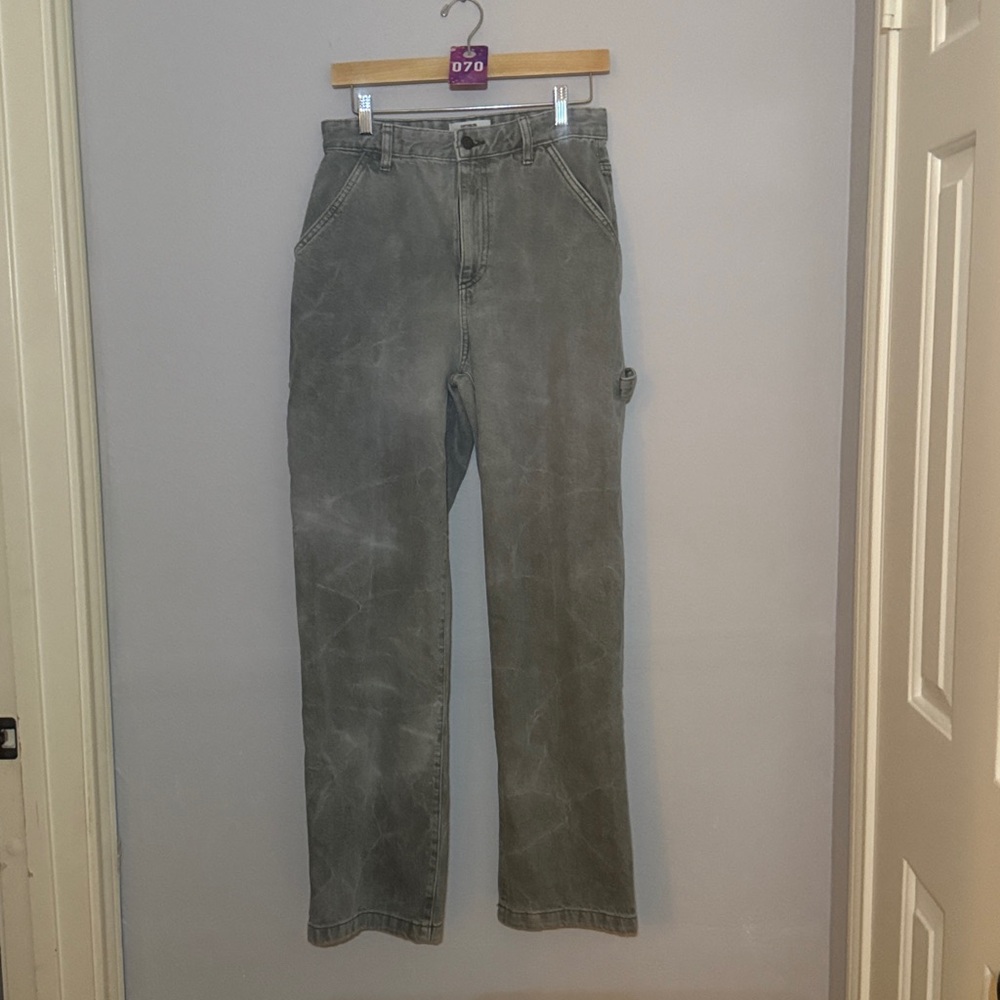 Cotton On Gray Straight Leg Jeans